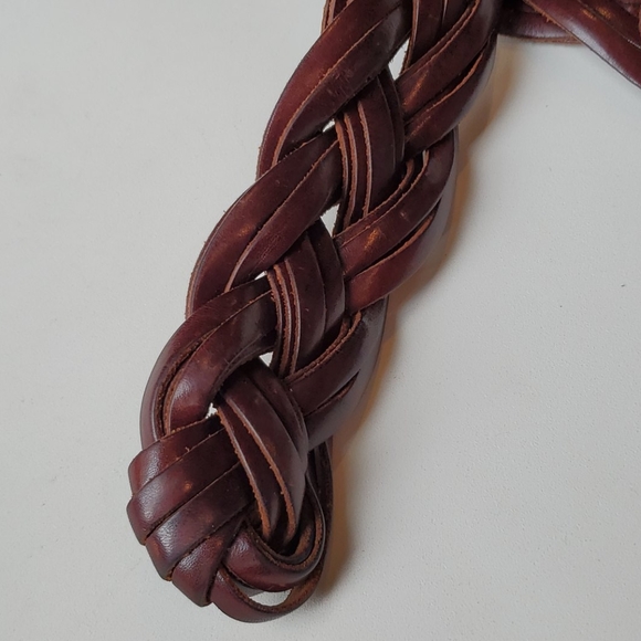 THE LIMITED vintage braided leather and brass belt - Picture 6 of 10